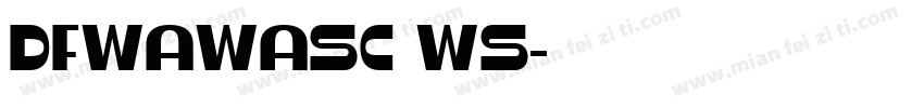 dfwawasc ws字体转换